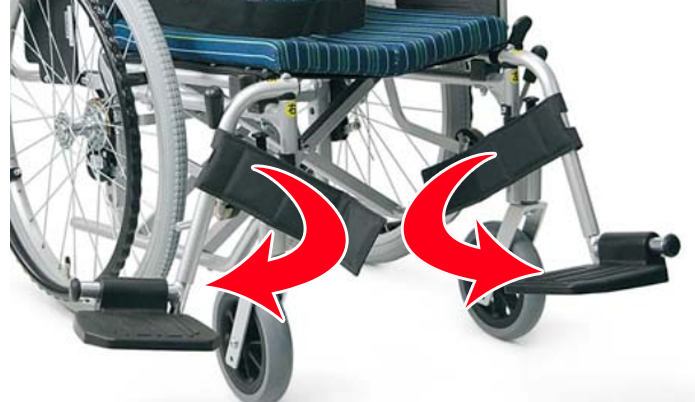 自走用車椅子ＫＡ８２０－４０（３８・４２）Ｂ－Ｍ 中床 介助ブレーキ